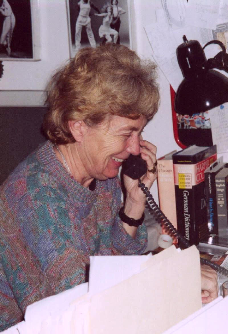 Rita Felciano at work